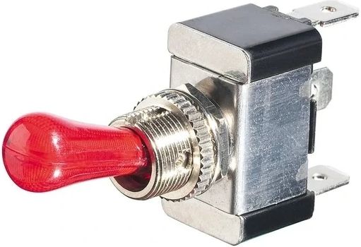 RadioShack 30 A, 12 VDC SPST Illuminated Toggle Switch-0