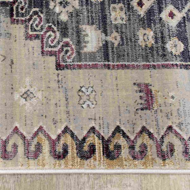 Kalora Interiors Sidra Gray/Blue Transitional Soft Touch 8' X 11' Rug-2