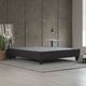 Primo™ International EZ Base Dark Grey Upholstered Queen Platform Bed Frame-1