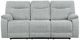 New Classic® Home Furnishings Chablis Mist Gray Manual Reclining Sofa-2