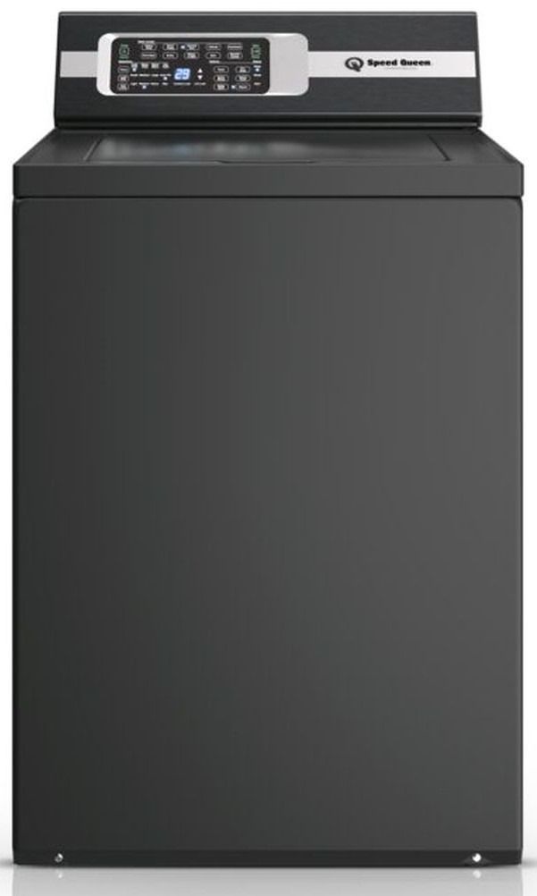 Speed Queen® TR7 3.2 Cu. Ft. Matte Black Agitator Top Load Washer-0