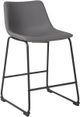 Signature Design by Ashley® Centiar 5-Piece Gray/Two-tone Brown Counter Height Dining Room Table Set-2