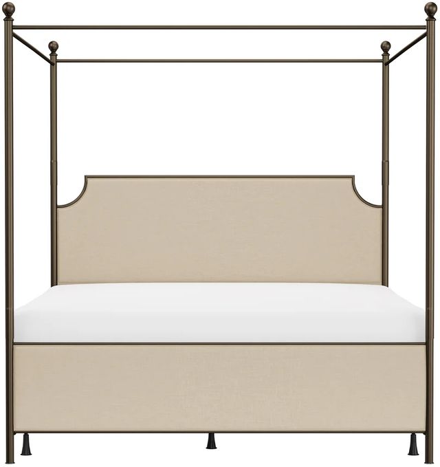 HH2 Home McArthur Beige/Bronze King Canopy Bed-1