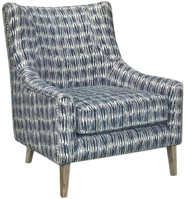 Bernards Elure Denim Accent Chair-0