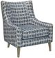 Bernards Elure Denim Accent Chair-0