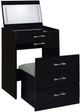 Coaster® Danbury 2-Piece Black High Gloss Vanity Set-0