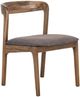 International Furniture Direct Silver Blue/Brown Dining Side Chair-0