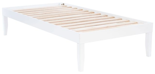 Powell® Portix White Twin Platform Bed-0