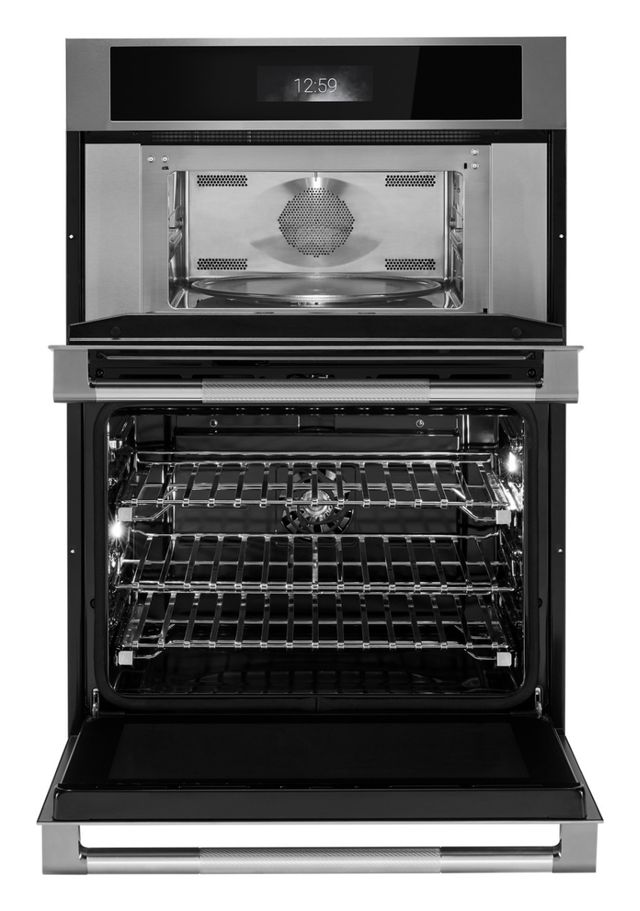 Jennair® RISE™ 30" Stainless Steel Oven/Micro Combo Electric Wall Oven with MultiMode® Convection-1
