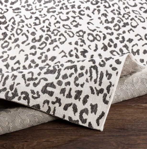 Surya Eagean Charcoal/Off-White 4'x6' Area Rug-2