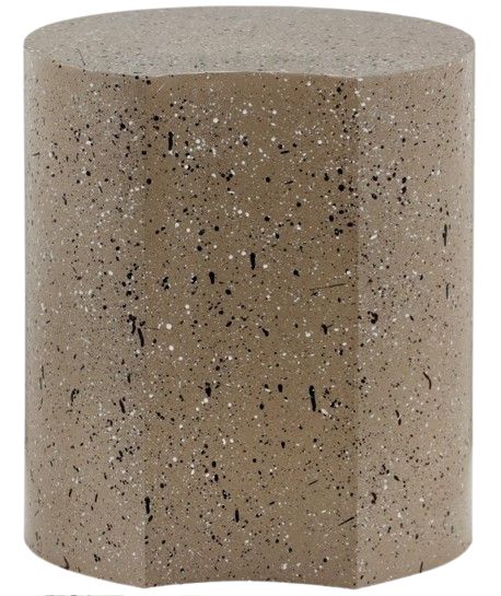 Meridian Furniture Dimple Taupe 16'' End Table-1