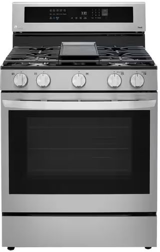 LG 30" PrintProof™ Stainless Steel Freestanding Gas Range