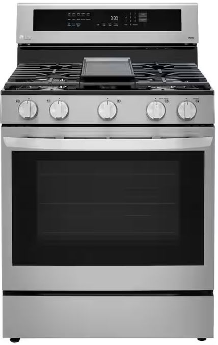 LG 30" PrintProof™ Stainless Steel Freestanding Gas Range-0