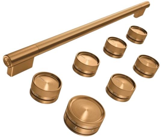 KitchenAid® 36" Bronze Commercial-Style Induction Range Handle and Knob Kit-0