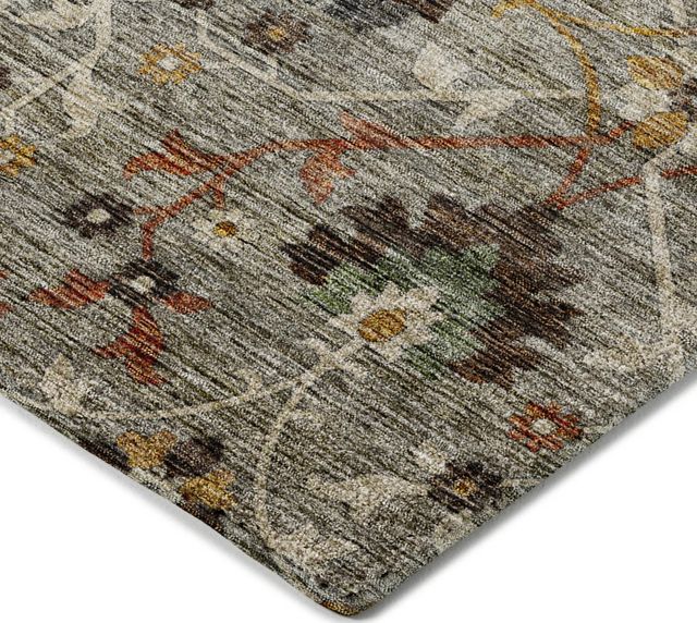 Dalyn™ Rug Company Silk Road Pewter 8'x10' Area Rug-2