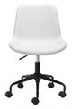 Zuo® Byron White Office Chair-1