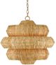 Currey & Company Antibes Natural Small Chandelier-1