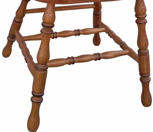 TEI Country Burnished Walnut Side Chair-1