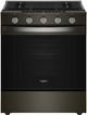 Whirlpool® 30" Black Stainless Steel Slide In Gas Range with Air Cooking Technology, Steam/Self Clean and High Speed Preheat-0