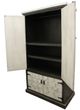 American Heartland Manufacturing Rustic Two-Tone Mosaic Double Door Armoire-2