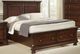 Vaughan-Bassett Reflections Dark Cherry Queen Mansion Storage Bed-0