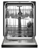 KitchenAid® 24" Black Front Control Built-In Dishwasher with 30+ Total Wash Jets-1