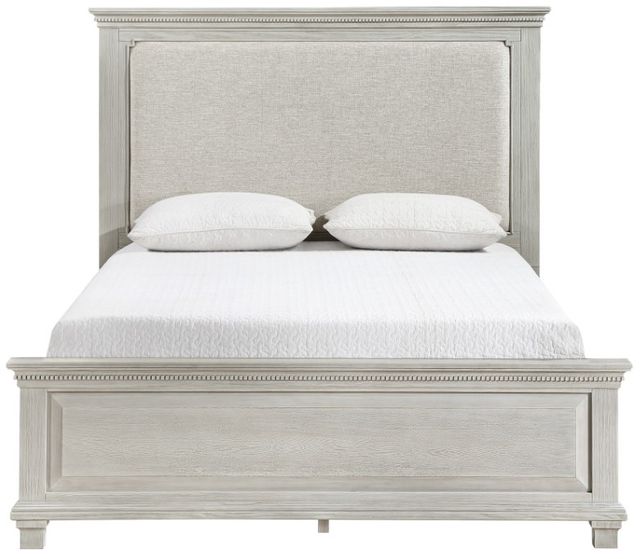 New Classic® Home Furnishings Silver Sands 4-Piece Gray California King Panel Bedroom Set-2