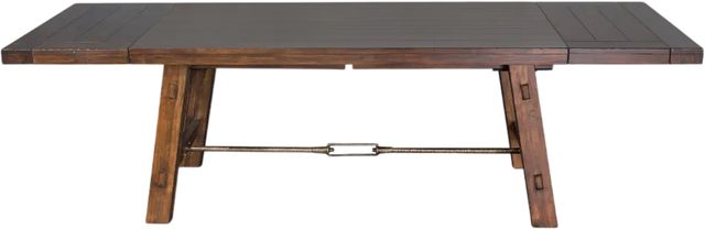Sunny Designs™ Tuscany Vintage Mocha Extension Dining Table with Turnbuckle-3
