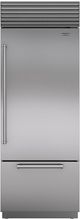 Sub-Zero® Classic Series 17.0 Cu. Ft. Stainless Steel Built In Bottom Freezer Refrigerator-0