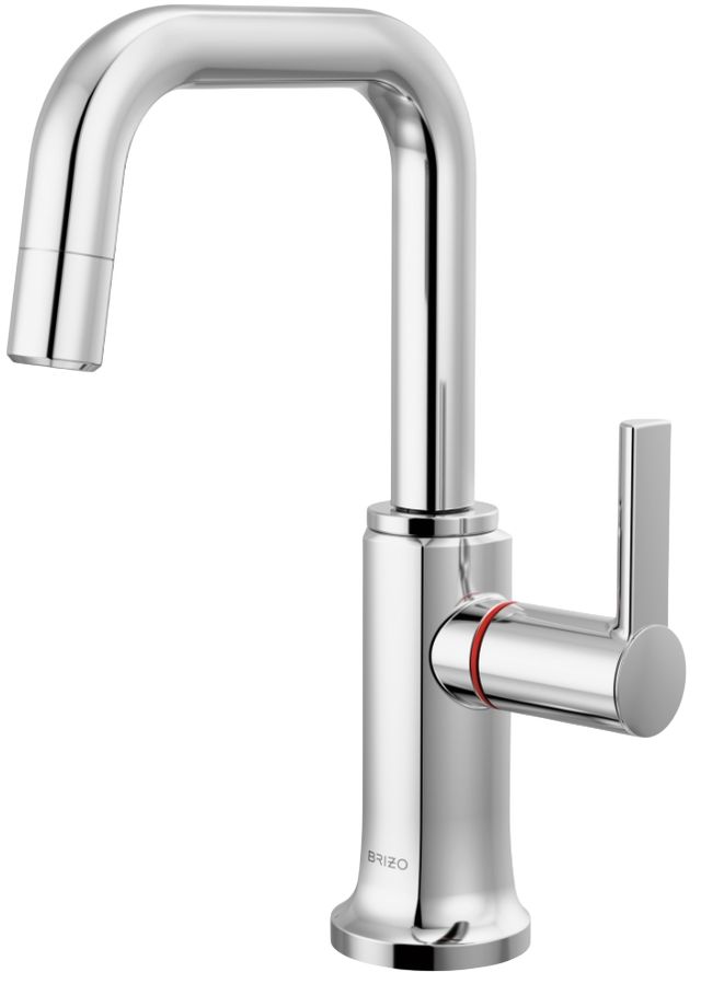 Brizo Kintsu® Lumicoat® Polished Chrome Instant Hot Faucet with Square Spout-0