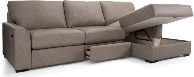 Decor-Rest® Furniture LTD 2-Piece Power Reclining Right-Arm Facing Sectional and Chaise-3