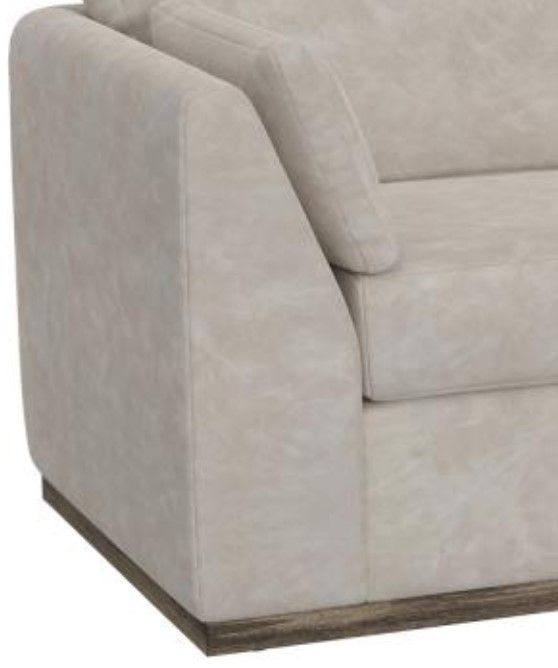 International Furniture Direct Vallarta 90" Ivory Sofa-2