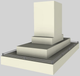 Vent-A-Hood® 54" Biscuit Contemporary Island Range Hood-4