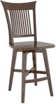 Canadel® Canadel Cognac Washed Wood Fixed Stool-0