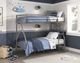 Homelegance® Bailey Gray Youth Twin Over Twin Bunk Bed-1