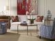 Century® Customizable Details Occasional Logan Glass Top Oval Cocktail Table with Gold Base-3