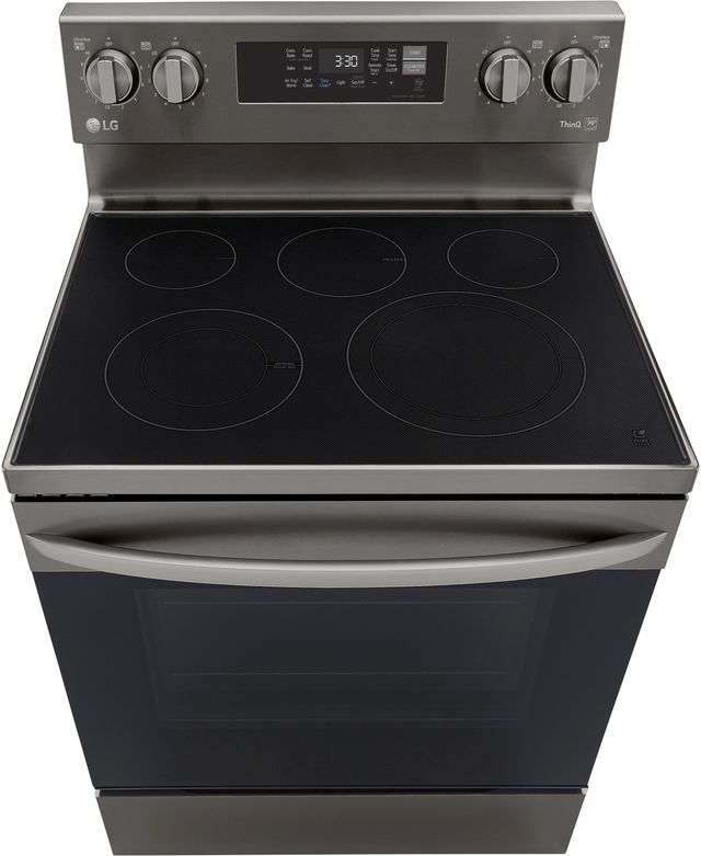 LG 4 Piece PrintProof™ Black Stainless Steel Kitchen Package-3