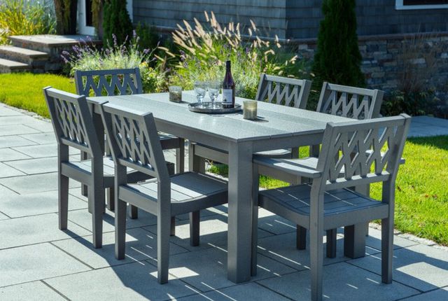 Seaside Casual Greenwich Dining Side Chair Diamond Back Style-2