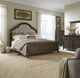 Liberty Furniture Paradise Valley 4-Piece Flax Tweed/Saddle Brown King Upholstered Bedroom Set-1