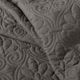 Olliix by Madison Park 3 Piece Dark Grey King Quebec Fitted Bedspread Set-4