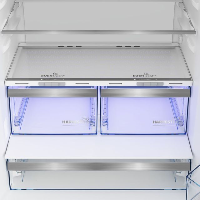 Beko 30 in. 16.1 Cu. Ft. Fingerprint Free Stainless Steel Counter Depth Bottom Freezer Refrigerator-5