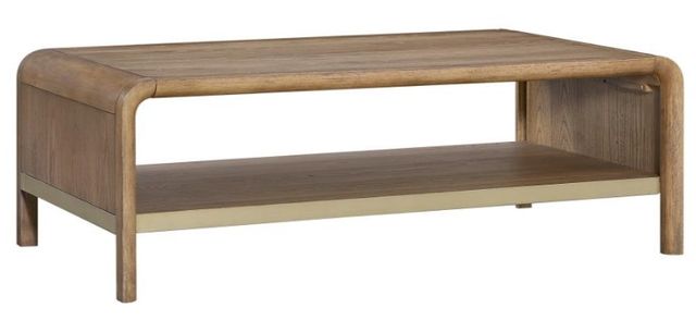 Bernards Elure Latte Waterfall Cocktail Table-0