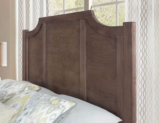 Artisan & Post by Vaughan-Bassett Maple Road Maple Syrup King Storage Panel Scalloped Bed-2