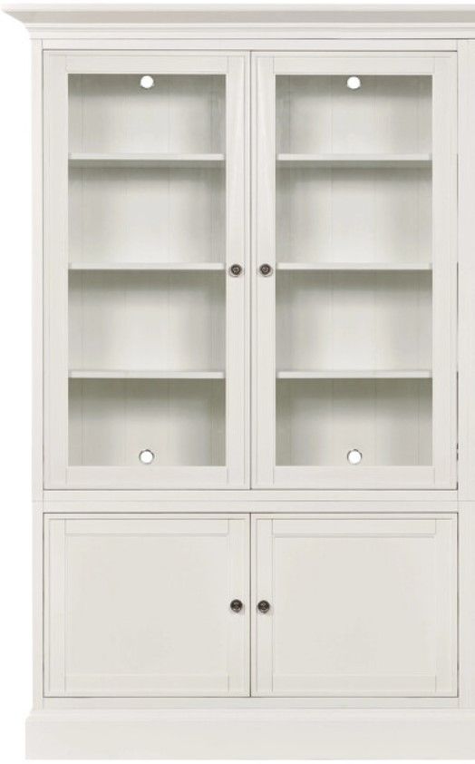 Hammary® Structures White Quad Door Display Cabinet-1