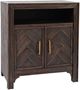 Jofran Inc. Gramercy Dark Chevron Accent Table-0