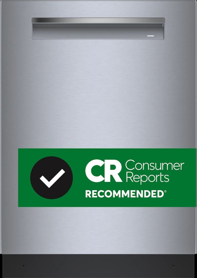 Bosch® 800 Series 24" Stainless Steel Top Control Built-In Dishwasher-1