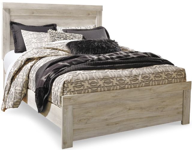 Signature Design by Ashley® Bellaby 5-Piece Whitewash Queen Panel Bed Set-1