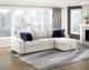 Homelegance® Isla 2-Piece Beige L-Shape Sectional and Reversible Storage Chaise-1