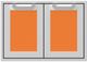 Hestan® AGAD Series 30” Citra Outdoor Double Access Doors-0