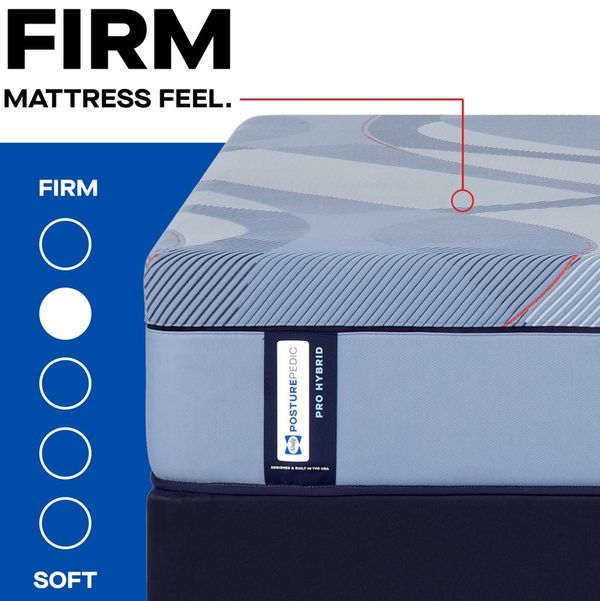 A person pressing their hand into a mattress to test firmness A person pressing their hand into a mattress to test firmness